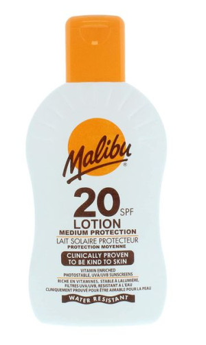 Malibu Protective Lotion SPF20 Wodoodporny Balsam 200ml