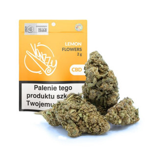 Susz CBD Vonzzy Flowers LEMON do 7% CBD 2 g