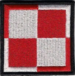 Szachownica LOTNICZA 50x50mm NASZYWKA 106R