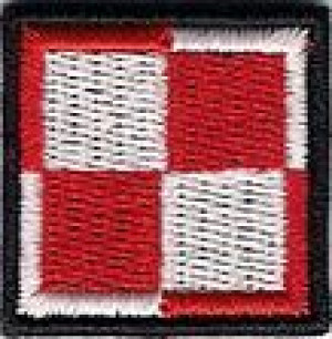 Szachownica LOTNICZA 25x25mm NASZYWKA 102R