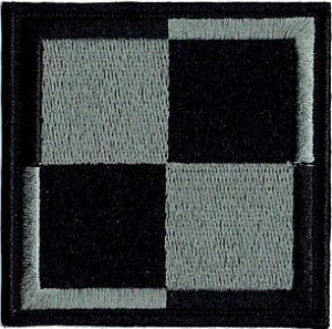 Szachownica LOTNICZA 70x70mm NASZYWKA 1247R