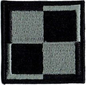 Szachownica LOTNICZA 50x50mm NASZYWKA 1245R
