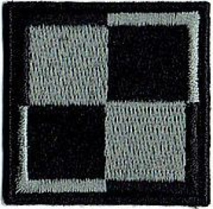 Szachownica LOTNICZA 40x40mm NASZYWKA 1244R