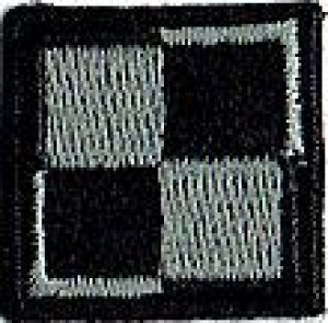 Szachownica LOTNICZA 25x25mm NASZYWKA 1242R