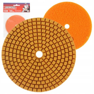 Krążek Ścierny Diamentowy Polerski100mm P200 Gresu