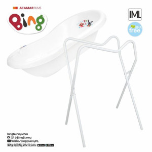 Set Bing - stojak uniwersalny + wanna 84cm z korkiem