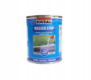 SOUDAL WASSER STOP  masa uszczelniająca do naprawy dachów, rynien 750g