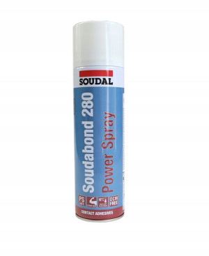 SOUDAL SOUDABOND 280 POWER SPRAY klej kontaktowy w sprayu 500ml (16131)