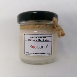 Świeca sojowa Zielona Herbata - Eko Świeca - 40 ml