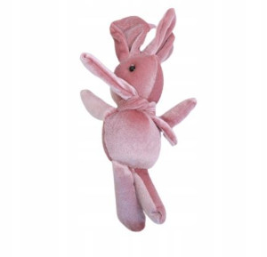 Różowy Brelok Zając Duża Zawieszka 19cm
