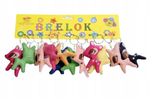 Jelonek Pluszowy Brelok Do Kluczy Zestaw 12szt