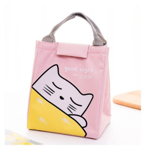 Torba termiczna do przenoszenia żywności LUNCH BOX kot PJM17WZ1R