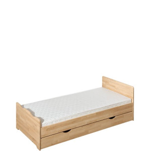 Łóżko młodzieżowe z drewna brzozowego 80x200 Pectus