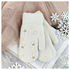 Rękawiczki Cute Krem Rek120