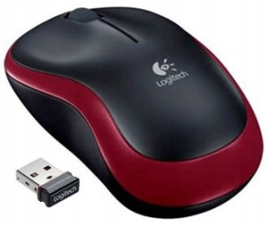 Mysz Bezprzewodowa LOGITECH M185 Nano RED