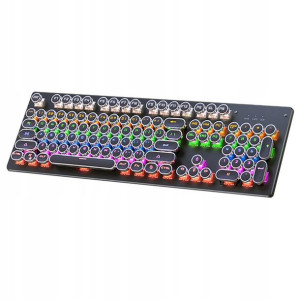 Gamingowa Klawiatura Mechaniczna Rgb Esport Retro Zk-4 Czarna