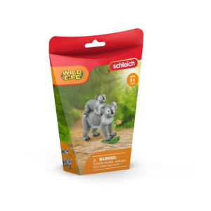 Schleich 42566 Koala z maleństwem Wild Life Koale