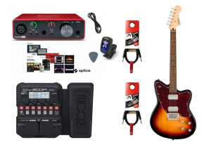 Gitara Elektryczna + Multiefekt + Interfejs Zestaw
