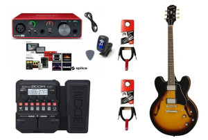 Gitara Elektryczna + Multiefekt + Interfejs Zestaw