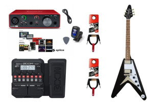 Gitara Elektryczna + Multiefekt + Interfejs Zestaw