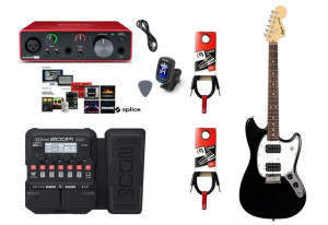 Gitara Elektryczna + Multiefekt + Interfejs Zestaw