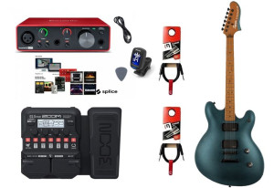 Gitara Elektryczna + Multiefekt + Interfejs Zestaw