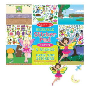 Melissa and Doug, Książeczka z Naklejkami Wróżki 3+
