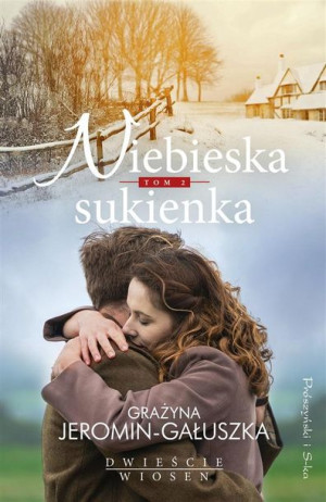 Niebieska sukienka Grażyna Jeromin Gałuszka