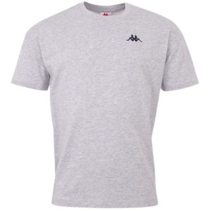 Koszulka męska kappa veer loose fit szara 707389 15-4101m