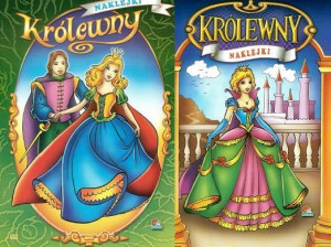 (095) Królewny. Malowanka z naklejkami MIX praca zbiorowa