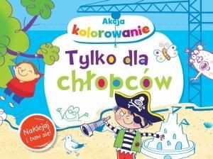 Akcja kolorowanie! Tylko dla chłopców Anna Wiśniewska