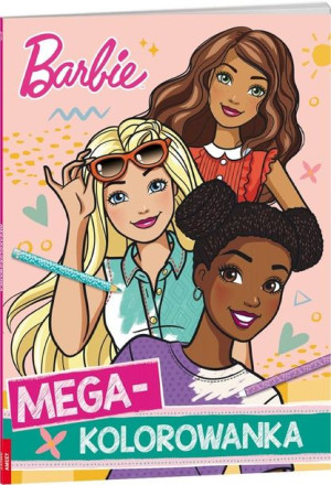 Barbie Megakolorowanka praca zbiorowa