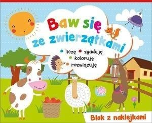 Baw się ze zwierzątkami. Blok do kolorowania praca zbiorowa