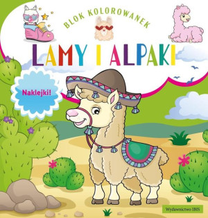 Blok kolorowanek. Lamy i alpaki praca zbiorowa
