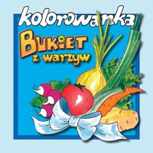 Bukiet z warzyw - kolorowanka Anna Rolińska