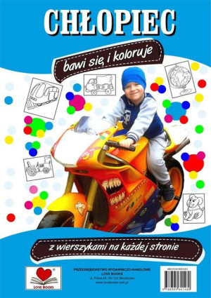 Chłopiec bawi się i koloruje Agnieszka Wileńska