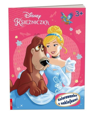Disney Księżniczka. Kolorowanka z naklejkami praca zbiorowa