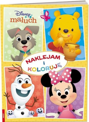 Disney Maluch. Naklejam i Koloruję praca zbiorowa