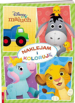 Disney maluch. Naklejam i koloruję praca zbiorowa