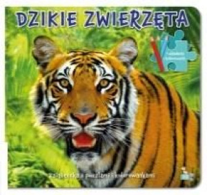 Dzikie zwierzęta. Książeczka z puzzlami i kolor. praca zbiorowa