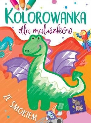 Kolorowanka dla maluszków ze smokiem Ilona Brydak