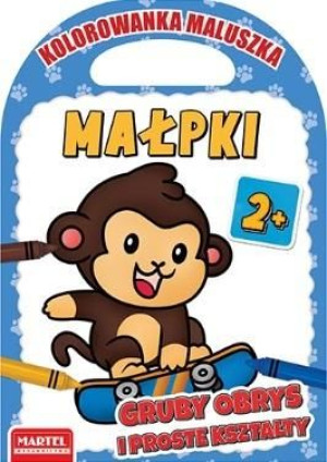 Kolorowanka maluszka. Małpki praca zbiorowa