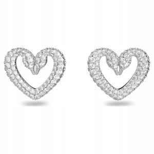 SWAROVSKI - Kolczyki Una White RHS