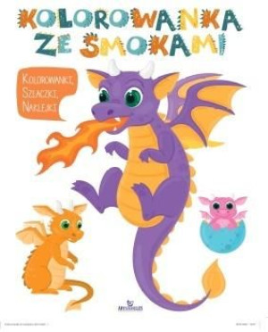 Kolorowanka ze smokami praca zbiorowa