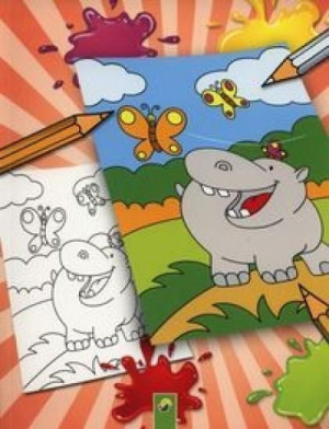 Kolorowanka Zwierzęta w zoo praca zbiorowa