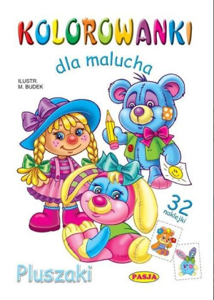 Kolorowanki dla malucha - Pluszaki M. Budek
