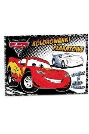 Kolorowanki plakatowe. Auta 3 praca zbiorowa