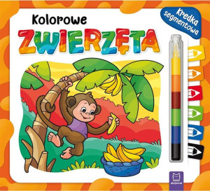 Kolorowe zwierzęta. Kredka segmentowa Sylwia Kajdana