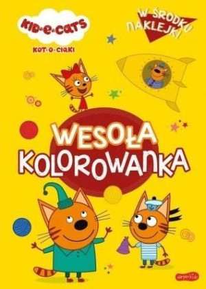 Kot-o-ciaki. Wesoła kolorowanka praca zbiorowa
