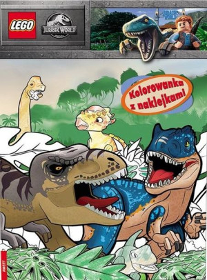 Lego Jurassic World. Kolorowanka z naklejkami praca zbiorowa